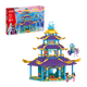 叶罗丽冰雪冬境积木玩具冰雪奇缘女孩梦幻城堡积木拼装冰公主梳妆台马车严华镜宫拼插模型礼物 水玲珑宫（683Pcs）