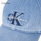 Calvin KleinJeans [Chinese Valentine's Gift] Men and Women Retro ck Embroidered Sports Cowboy Baseball Cap 4G5041G LHK-Denjean Blue One Size OS