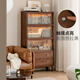 
Genji Wooden TV Cabinet Side Cabinet Living Room Black Walnut Wood Flip Cabinet Stand Cabinet Household Wall Storage Cabinet Display Cabinet 0.8m Side Cabinet (800*350*1595mm)