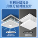 Yingji central air conditioning windshield square anti-direct blowing office ceiling ceiling air conditioning outlet wind shield wind guide double layer filter 45*45 cm