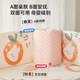 Li Mengsi crib surround soft-packed fence anti-collision splicing cloth baby children's one-sided anti-fall safety guard bed... length 210cm Orange Cute Rabbit bed surround 30cm height