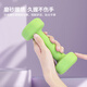 PROIRON plastic-impregnated dumbbells for men and women, home dumbbells, fitness dumbbell set, crystal black 10kg*2