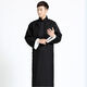 Xi Dexin Chinese-style groomsmen costumes, cross talk gowns, performance costumes, gowns, robes, Tang suits and jackets from the Republic of China, men's brothers' costumes, wedding groomsmen's costumes, burgundy + sunglasses and roses 180