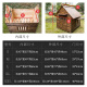 Wang Taiyi small, medium and large dog kennel outdoor dog house outdoor rainproof house solid wood dog kennel to keep warm in winter without doors or windows + sun visor S-small [suitable for cats, Chihuahuas and rabbits]