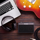 DONNER DA10 small black speaker acoustic guitar electric guitar bass mini speaker playing and singing portable distortion effector multi-function dual-tone channel mini speaker
