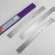Specially designed for planing hardwood HSS super hard W18 high speed steel planer blade full edge steel woodworking blade white steel pressure planing planer blade extra hard W18 3 thick * 25 wide * 200 long * one piece