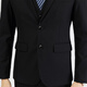 Ayo Fat Business Commuting Suit Slim Interview Suit Wedding Groom Fashion Dress Black 3XL
