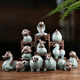 Leipin Geyao tea pet ornaments. Open the piece to raise the twelve zodiac signs. Handmade tea toy. Mini cute tea table creative ornaments. Geyao twelve zodiac tea pets - dragon.