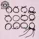 Royal sasa royal salsa hair rope hair tie 12-piece combination set basic elastic rubber band small fresh hair tie accessories