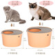 IRIS cat litter box top-entry cat litter box anti-splash large anti-odor PUNT IRIS extra large cat toilet PUNT530 pink suitable for pets within 8KG