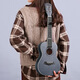 Andrew (ANDREW) ADL ukulele beginner entry-level student 23-inch ukulele children's veneer small guitar blue 23-inch full peach blossom core blue lover + gift bag +