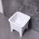 Lefit (lfte) bathroom ceramic mop pool balcony mop trough household Taiwan control large, medium and small mop basin courtyard mop pool 901 manual drain + faucet delivery to home
