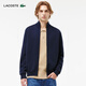 LACOSTE French crocodile men's wear solid color wool sweater sweater zipper stand collar jacket | AH1955 166/navy blue regular XL 6
