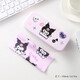 MPPMCK NETTE KUROMI-Brillenschachtel mit Anti-Druck- und Anti-Fall tragbarer Frauen-Augenbox Sonnenbrille Storage Box Brille Box + Brillentuch (lässige Kuromi)