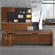 Lan Ran Office Furniture Boss Desk Executive Desk Modern Simple Manager President Desk Supervisor Desk 2000*800 Including Side Cabinets