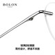 BOLON暴龙眼镜架无框蝶形光学镜β钛近视眼镜框女可配度数BT1592 B90-银色