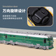 Ant Barium Simulation Green Skin Train Toy Universal Fuxing Model Baby Inertial Sound and Light Children's Train 1-2 Boy 3-4 New Blue Skin Train [Electric Universal Sound and Light]