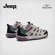 Кроссовки Jeep Jeep для женщин легкие ретро-ретро весна 2024 г. Новые не скользящие походные туфли для женщин без шнуровки 694 фиолетового зеленого 37