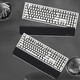 Black Canyon (Hyeku)X5 Wired/Wireless 2.4G Dual Mode E-Sports Machinery Gaming Keyboard 108-key PBT Keycap Kaihua BOX New Axis Black Forest Mousse Quicksand Gold Axis with Snap Wrist Rest