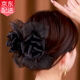 Ancient organza rose hairpin for the back of the head 2025 new high-end grabber high-end birthday gift for wife rose grabber