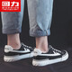 Zapatos reli lona zapatos para hombres zapatos bajos zapatos casuales zapatos casuales nuevos estilo 2025 estudiante versátil pareja de verano en blanco y negro 42