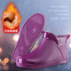 Dong Yixuan short tube rain boots for women fashion adult rain boots mid tube water shoes plus velvet warm non-slip water boots for women rubber shoes waterproof shoes purple 36