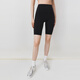 FirstStation [gleiches Modell im Einkaufszentrum] Daya Home Slim High Taille Slim Short Leggings für Frauen 24 Frühlings- und Sommer Neuer Stil 6221a Black 165/72A/L