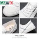 CARTELO neue Sommer-Leinwandschuhe für Herren, koreanische Version, vielseitige Freizeitschuhe, atmungsaktive Jugend-Schnürschuhe aus Eisseidenstoff, weiße Schuhe für Herren, weiß 21011 38