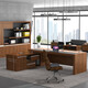 Lan Ran Office Furniture Boss Desk Executive Desk Modern Simple Manager President Desk Supervisor Desk 2000*800 Including Side Cabinets