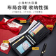 Falamaone Herren Brieftasche Kurzkartenbeutel Klapperschafts Brieftasche Großkapazität Multifunktions Geburtstagsgeschenk für Freund QB202-1 [Theke Geschenkbox]