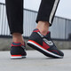 Dabowen Marathon Schuhe Leichte atmungsaktive Netzschuhe mit niedriger Top-Schuhe flacher Softrocksschuhe Nicht-Schlupf-Jogging-Schuhe verbesserte Version Running Schuhe Langzeit Laufschuhe 9223a 9925-1 Upgrade-Version Dunkelblau 39/weibliche Standard, Jungen sind eine Größe kleiner kleiner