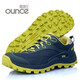 OUNCE R100 cross-country running shoes, outdoor running competition shoes (size is too small, it is recommended to choose one size larger) Blue Mustard 44