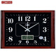Combasi Combasi Watch Seiden Wohnzimmer Wanduhr Schlafzimmer Büro sauberer Klang einfache Kalenderuhr Große Quarzuhr 6626 Holzkorn weiß 20 Zoll (Durchmesser 50,5 cm)