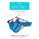 Chuannuo Kettle Waist Bag Outdoor Multifunctional Running, Cycling and Mountaineering Gym Bag 3606 Blue