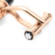 万宝龙MONTBLANC袖扣玫瑰金色黑色113395【礼物 同价618】