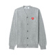 
PLAY COMME DES GARCONS CDG IT Kawakubo Rei INVADER joint men's knitted cardigan BKX/Black S