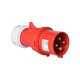 DELIXI Industrial Socket Plug Connector Male Female Docking Coupler Aviation Plug Waterproof Dust-proof Three-phase Electric 380V Volt Connector Four-core 32A (4-core mother seat 4 wire) Waterproof Industrial IP44 grade base