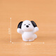 Yumi dog ornaments micro-landscape black and white puppy doll DIY decoration accessories living room entrance car desktop small ornaments 4 packs [1 each] black and white puppy 4 models