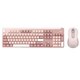 
Logitech's preferred series K865 (K845 upgraded version) wireless mechanical keyboard Business office keyboard E-sports gaming keyboard 104-key full-size dual-mode connection [K865+M750M] keyboard and mouse set pink