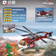 Erleuchtungsbaubausteine meine Stadt 12028 Flame Pioneer Set Feuerwehrrettungsboot Feuerwehrlastwagen Versammlung Spielzeug 8-9 Aufklärung 12027 Feuerwehrhubschrauber