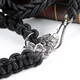 Dogstory Dog Rope Medium Dog Large Dog Leash Golden Retriever Dog Walking Rope Dog Chain Large Dog Collar Black Medium (15-38Jin Jin is equal to 0.5kg)