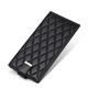 WILLIAMPOLO Emperor Paul Wallet Women's Card Bag Women's Lambskin Long Ultra-Thin Multi-Card Card Bag Diamond Business Card Clip Bag Black