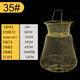 Folding wire fish protection basket net pocket fishing protection net for fish metal stainless steel wire fish cage braided Yuhu Yuyongji large diameter 35cm with missing rope