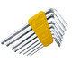 Deli hexagonal wrench set hexagonal screwdriver tool set extended hexagonal metric hexagonal set flat head hexagonal 8-piece set DL230008
