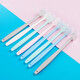 Langlijiejing exquisite soft color adult soft bristle toothbrush soft brush filament cleaning oral cavity slender brush rod family pack 10 pieces