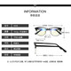 Pamit Anti-Blue Light Antiadiation Gafas Man mirando el teléfono móvil para proteger las gafas de ojos para mujeres Games de luz plana de la clase sin ningún grado.