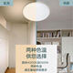 Philips LED ceiling lamp Yueyuan ultra-thin bedroom kitchen bathroom balcony 12W17W20W moisture-proof lamp neutral light warm white CL254 white edge 12W white light diameter 290