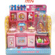 Yiyan Pink Rabbit Kitchen refrigerador mini mesa de maquillaje simulación de pastel herramienta médica lavadora de la niña juguetes de la casa 17016 yiyan rosa conejo-multi-función refrigerador