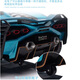 China Milan Borghini children's electric car toy car can sit in adults' remote control four-wheel two-seat child baby baby car, painted blue + 22v15A lithium battery + MP4 + double leather seat