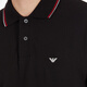 ARMANI/阿玛尼 EA 鹰标男士修身弹力短袖polo衫 8N1FB4 1JPTZ 深棕色 U6195 M